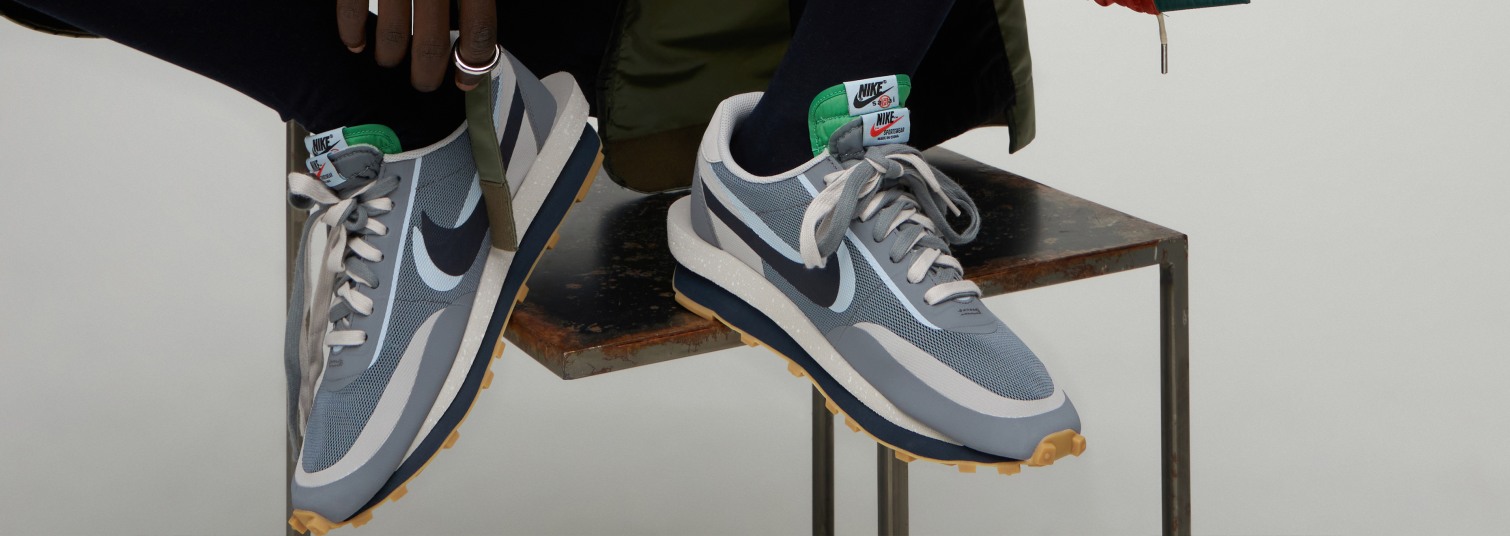Nike LD Waffle sacai CLOT ‘Cool Grey’ - Nile x Sacai cover Nike LD Waffle sacai CLOT ‘Cool Grey’ - Nile x Sacai cover