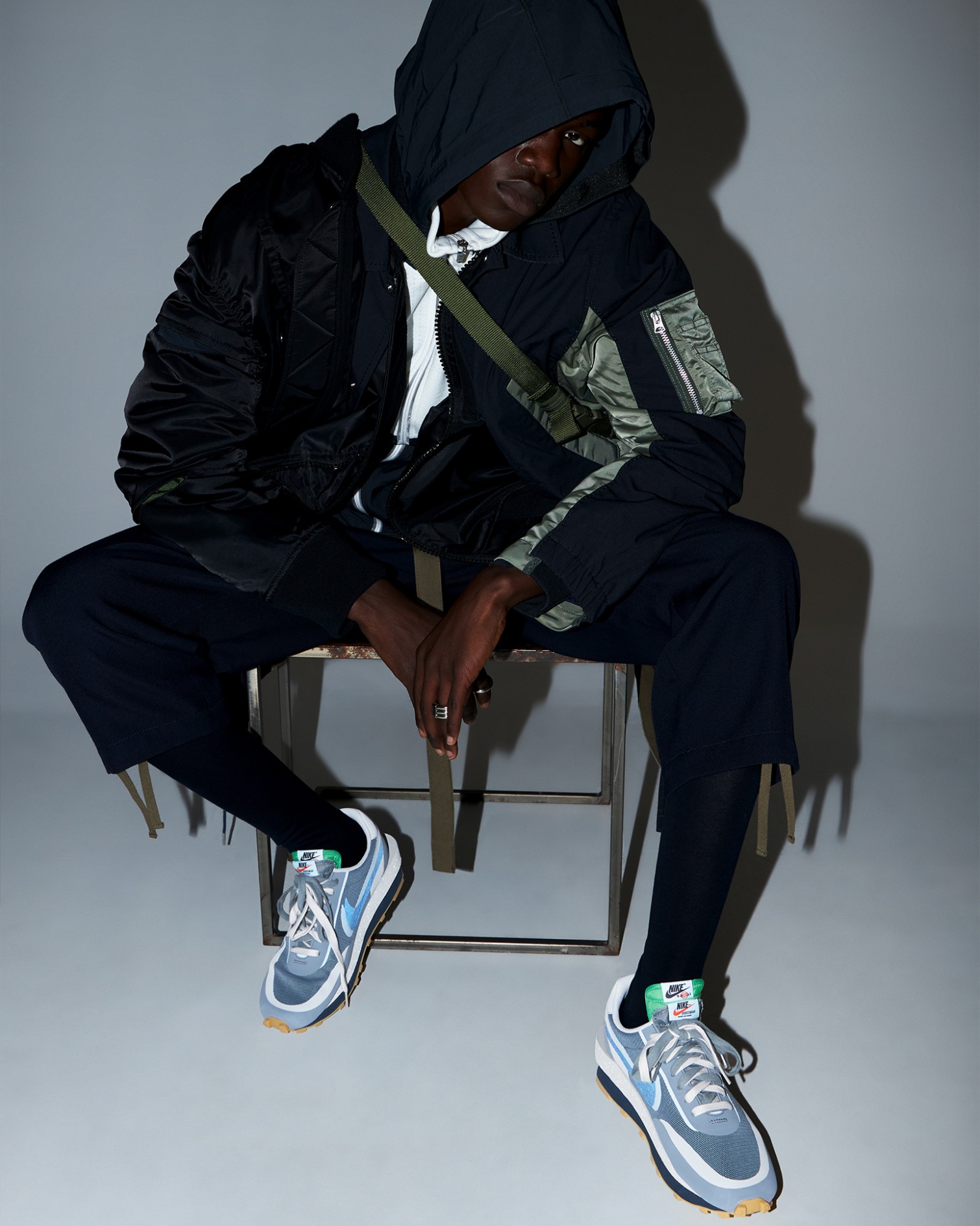 Nike LD Waffle sacai CLOT ‘Cool Grey’ - Nike x sacai 2 Nike LD Waffle sacai CLOT ‘Cool Grey’ - Nike x sacai 2